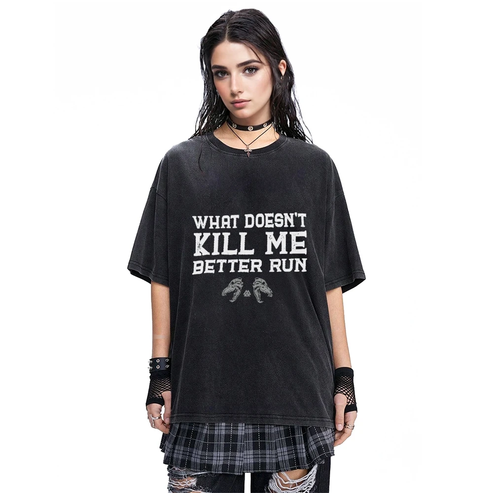 

Женская футболка большого размера, женские футболки с рисунком Y2K, винтажная уличная одежда из стираного хлопка, модная футболка свободного покроя