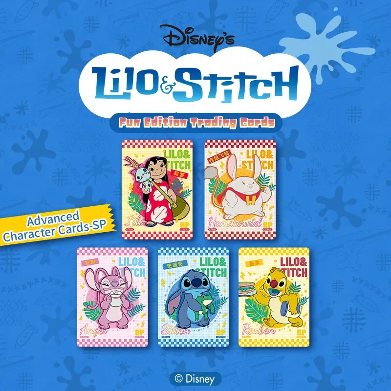 10 Packs CARDFUN Lilo and Stitch Cards Official Anime TCG CCG Collectible Card Game Trading Cards Hobby Gifts Toys