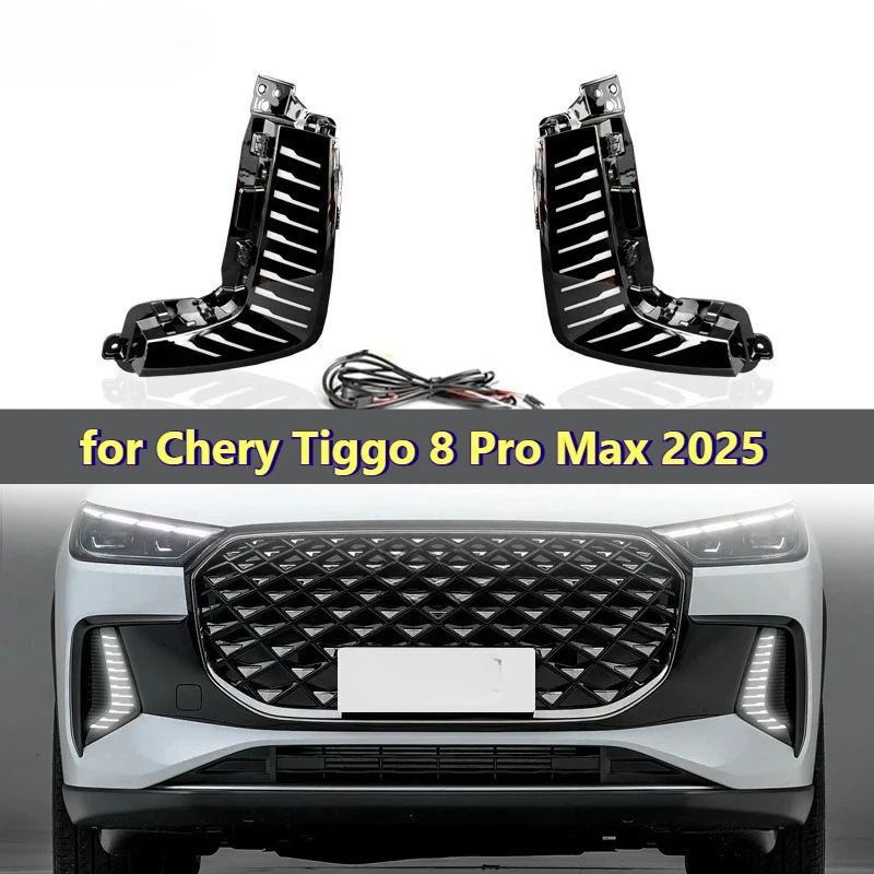 

Car Led Daytime Running Lights DRL Dynamic Turn Signal 12V Daylights for Chery Tiggo 8 Pro Max 2025 Sailing/Momentum Edition