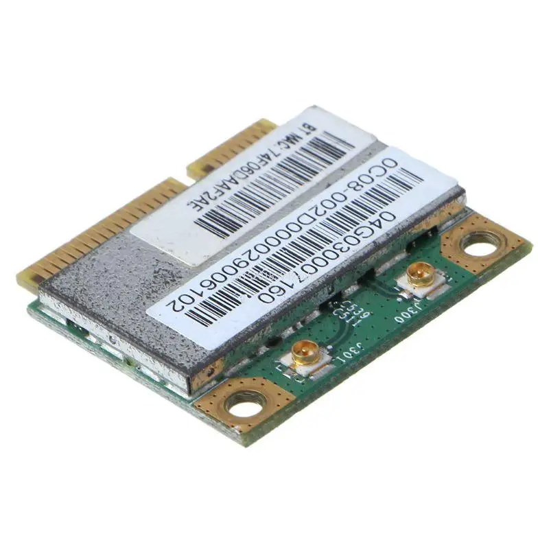 محول بطاقة واي فاي لـ BCM94313HMGB AW-NB047H BCM4313 بطاقة عمل شبكية نصف صغيرة Pci-e Wi-fi مع BT4.0 لاسلكية