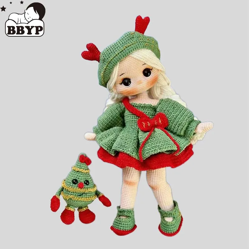 

Вязаная кукла ручной работы, вязаная крючком вода, рождественская девушка, вязаные крючком куклы для дома, аксессуары, узор, игрушки, украшения