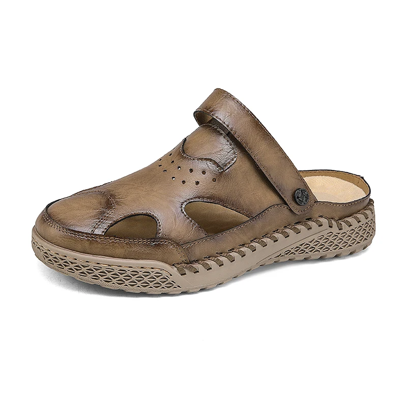 

Men's motorcycle summer stitching outdoor casual sandals fashionable and versatile men's shoes