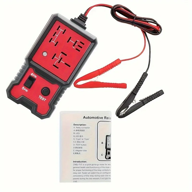 Picture 6: LED Indicator Light Car Battery Checker Electronic Test Car Relay Tester Diagnostic Tools Automotive Accessories Universal 12V