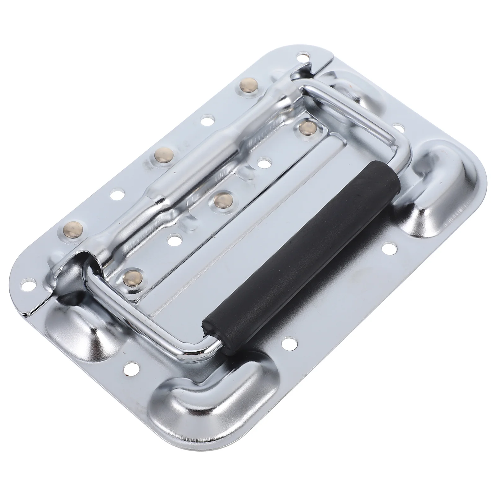 

Heavy Duty Spring Loaded Handle For Toolbox Cabinet Chest Case Foldable Metal Pull Flush Lift Ring Tool Accessory