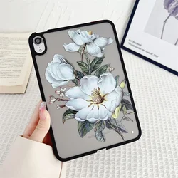 Oil Flower Cute Bow Back Cover for IPad 10th 9th 8th 7th 6th 5th Genration Case IPad Pro 11 10.5 Air 5 4 3 MIni 1 2 3 4 5 6 Case