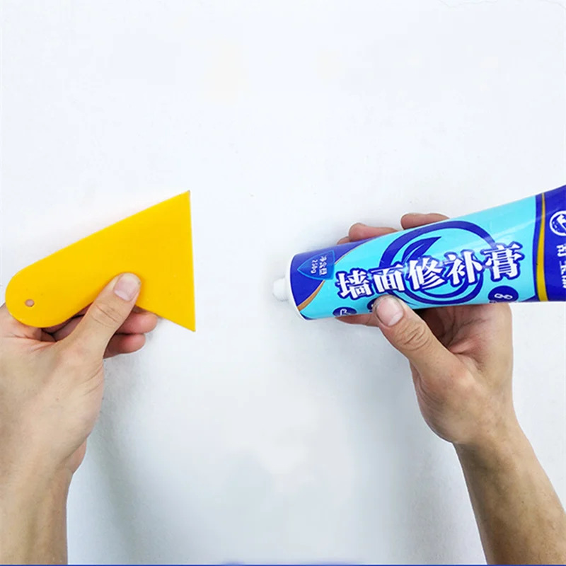 Witte Muur Reparatie Crème Stopverf Binnenwand Scratch Crack Reparatie Latex Verf Decoratie Gereedschap Schrapen Coating