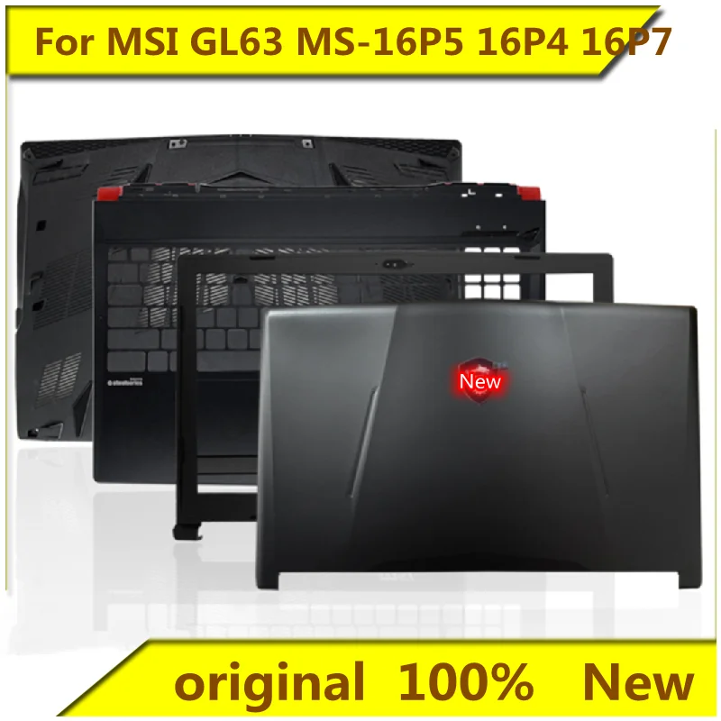 Carcasa para MSI GL63, MS-16P5, 16P4, 16P7, carcasa A, B, C, D, eje de pantalla, original, nuevo