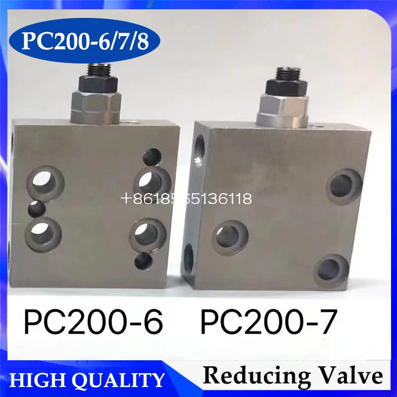 Excavator Parts PC200-6 PC200-7 PC200-8 Pressure Reducing Relief Valve 723-40-71900 723-40-70100 702-21-55310 for Komatsu