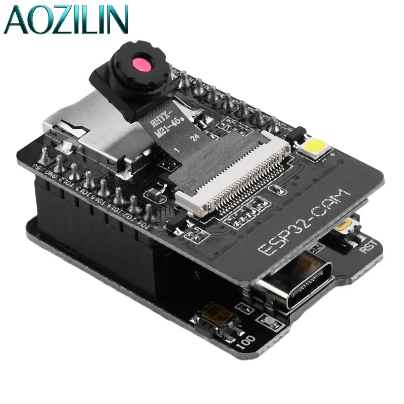 AOZILIN Low Power ESP32-S WiFi Bluetooth Module ESP32-CAM Development Board With OV2640 Camera Sensor