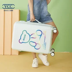 2022  cute suitcase with Cosmetic bag 20/22/24/26/28 inches girl trolley bag Travel luggage women fashion rolling suitcases