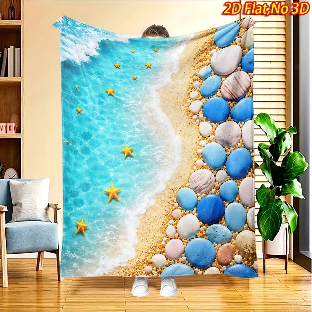 Classic Symmetrical Flourish Theme Fleece Look Bed Throw Retro Looking Decor Blanket For Restaurant Gym Dance