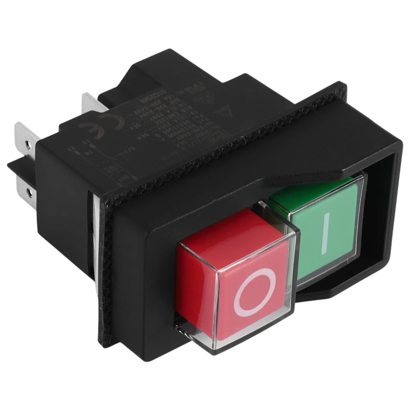 Electromagnetic Switches Pushbutton Switches for Garden Tools KJD17 220V 4 Pin -Terminals-A07G view 3