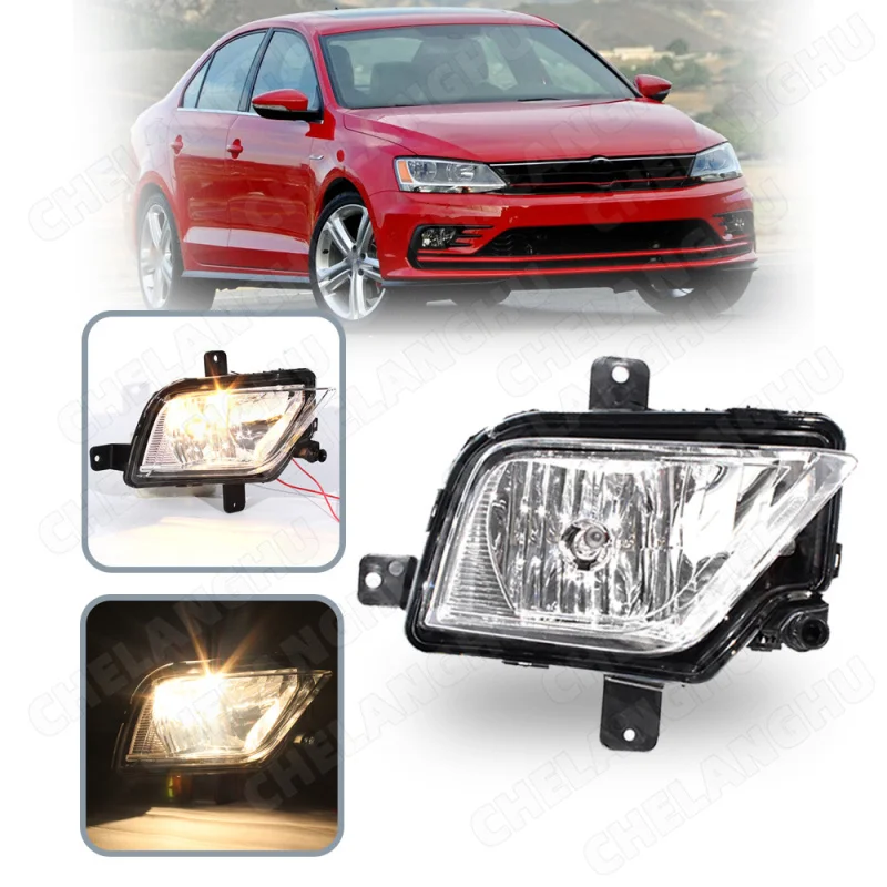 

1Pc Right Side Fog Light For VW Jetta GLI 2015 2016 2017 2018 Car-Styling 5C7941700Q Fog Halogen Lamp