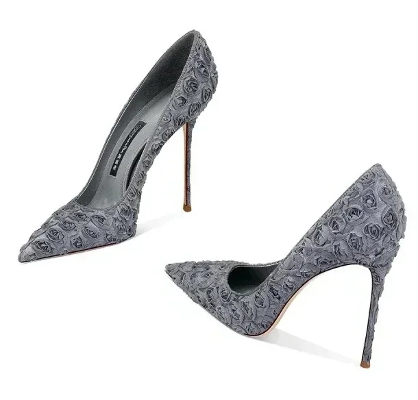 

2025 Women's Formal Shoes with Pointed Toe and Thin Heels for Banquet Dress GIft