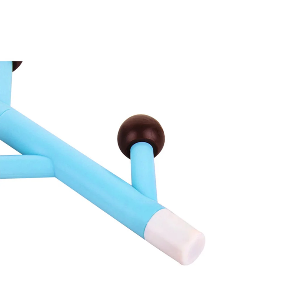 Rotierender Kleiderschrank-Aufhänger, Organizer, 360-Grad-Drehteller, Aufbewahrung für Schal, Mütze, Krawatte, Gürtel, platzsparender blauer Schal-Aufhänger