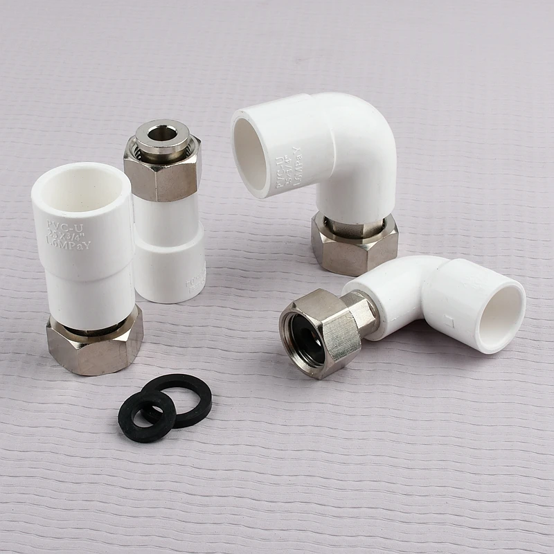 

1/2-1 Inch To 20-32mm Metal Female Thread PVC Connector Water Pipe Joint Aquarium Parts Garden Irrigation Adapter