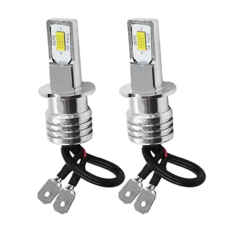 

2x H3 Super Bright Led Fog Light Driving Lamp Bulb Kit 6000k