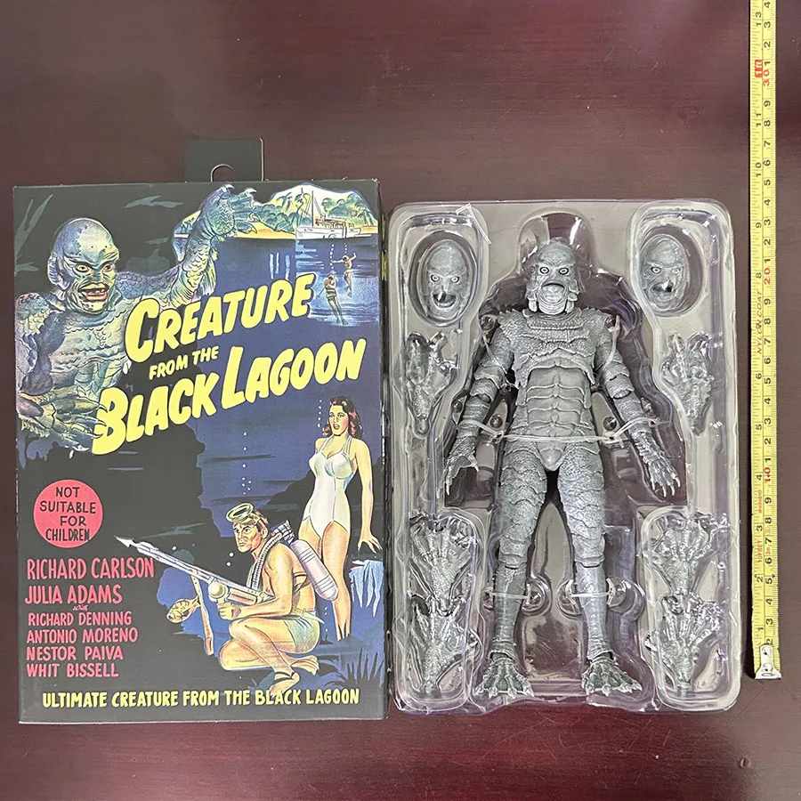 Original NECA Creature from the Black Lagoon Action Figure Horror Film Model Toys Collection Movable Toys Model Room Decoration