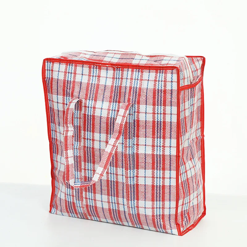 Sac de Rangement Tissé en PP, Portable, Pliable, Anti-Poussière, Bagages de Voyage de Grande Capacité, 3 Pièces