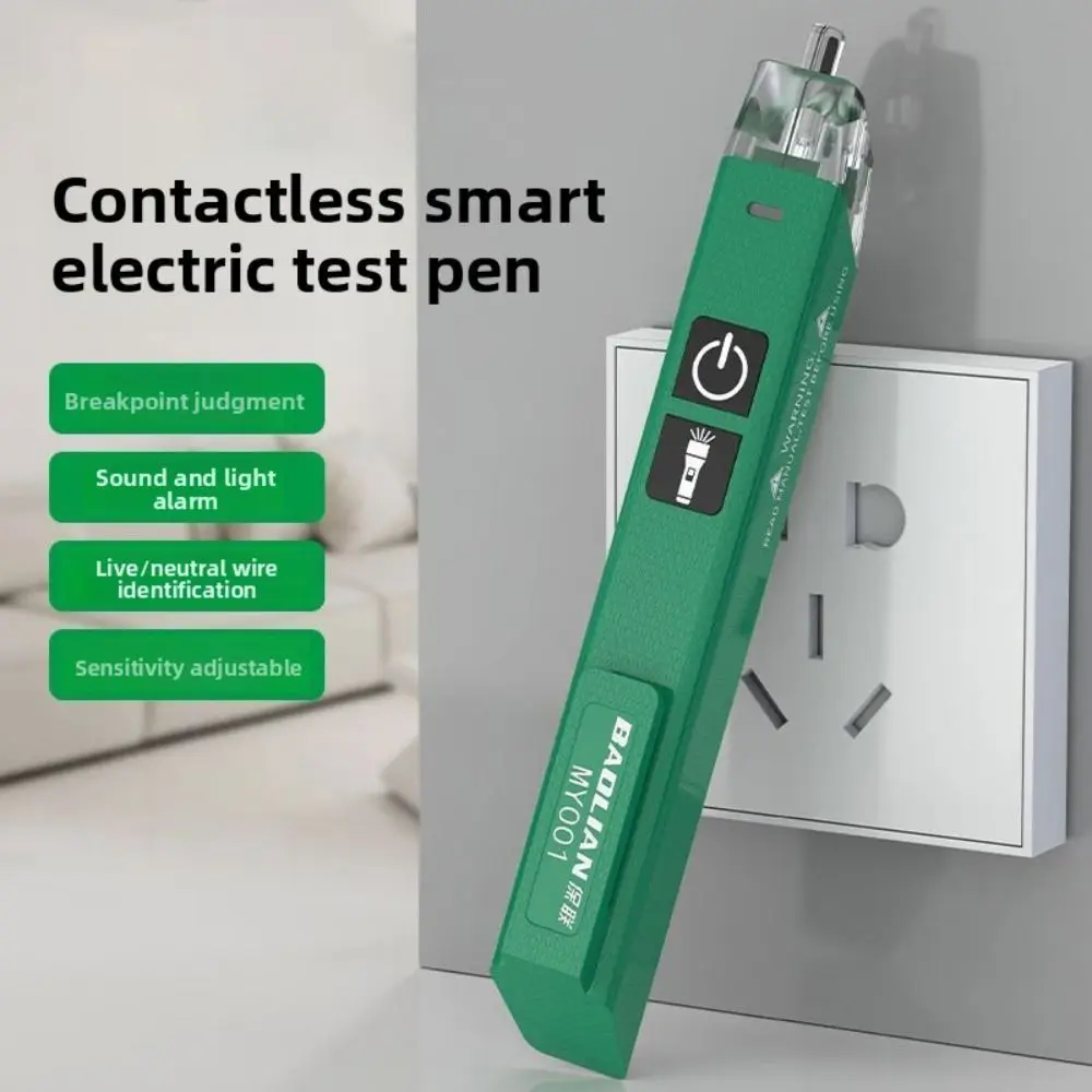 Non Contact Voltage Detector Pen Non-Contact Sensing Smart Induction NCV Tester Pen Breakpoint Detection Plastic