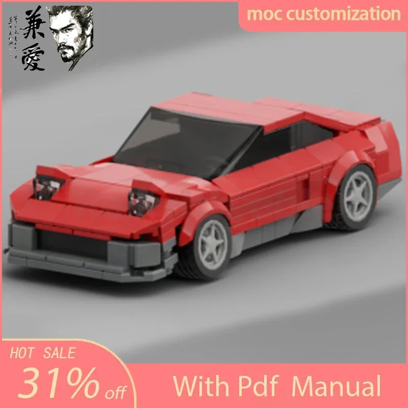 

320 шт. MOC Speed Champion City Car Pontiac Fiero Supercar Строительные блоки Техника Гонки Творческий Гараж Кирпич Игрушка Подарок