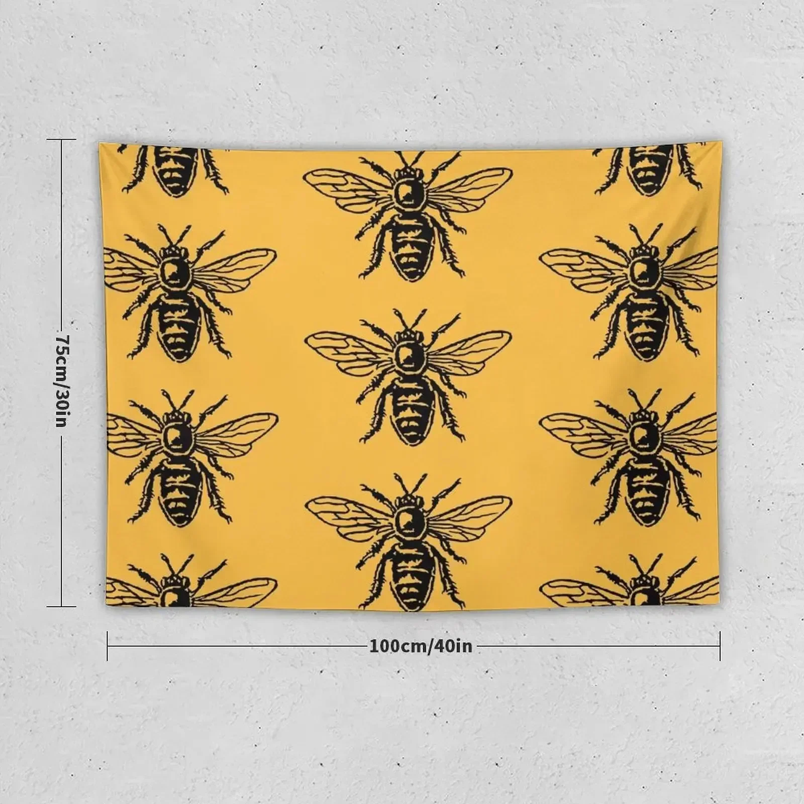 Honey Bee Tapestry Bedroom Deco Decoration For Rooms Wall Decor Cute Room Things Tapestry