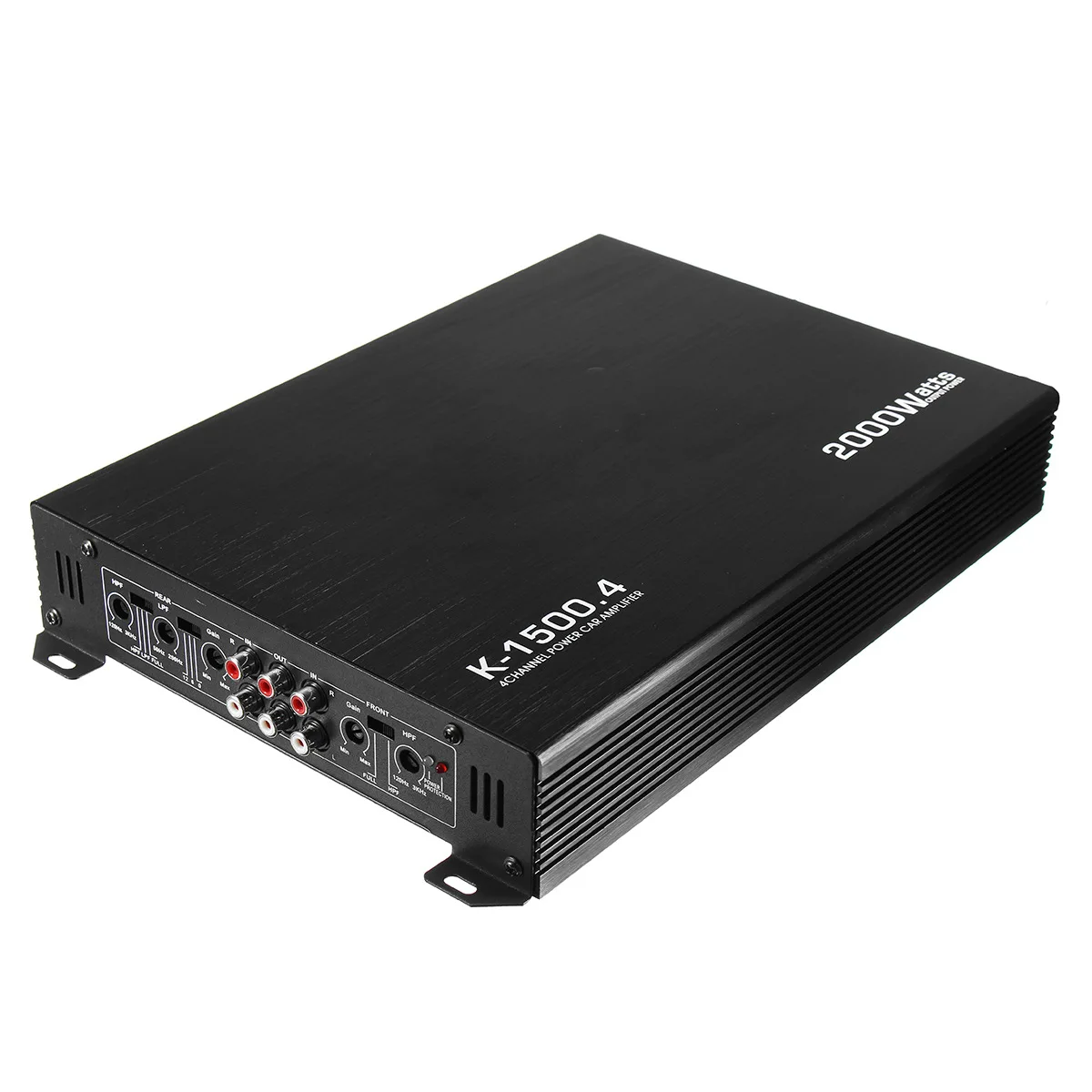 K-1500.4 Car Audio Modification Four-Channel AB Class High-Power Amplifier DC-12V Speaker Power Car Amplifier