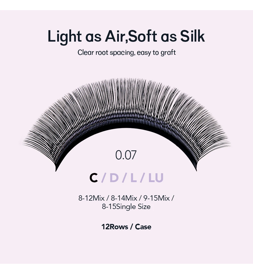 NATUHANA U-förmige YY-Wimpern Cosplay 3D 4D 5D-W-Form Wimpern Premium vorgefertigte Fächer Volumen natürliche U-Form falsche Wimpern – Detail 7
