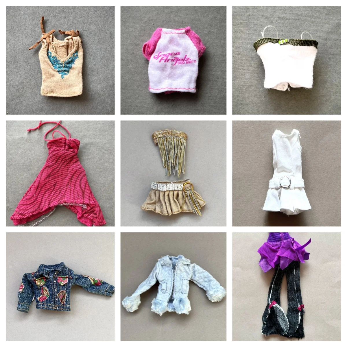 

a variety of clothes tops shirt pants coat dress for 30cm doll fashion cool doll high school doll