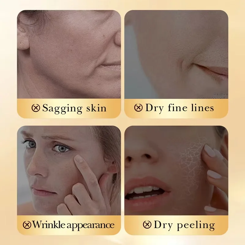 Gold Collagen Crystal Collagen Face Mask Firming Hydrating Moisturizing Face Mask Shrink Pores Beauty Patches Skin Care