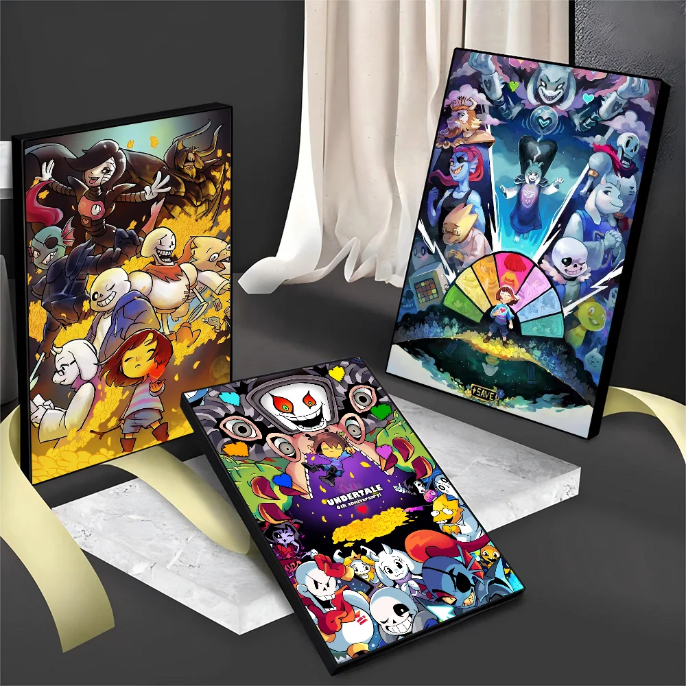 Anime Designs Game Undertale Posters And Prints Canvas Printing Wall Art Picture For Living Room Home Decor Gifts