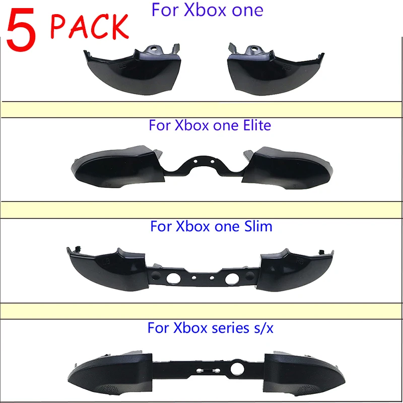 5Pcs/set Replacement Rb Lb Bumpers Button Accessories for Microsoft Xbox One Xbox One Elite Controller with 3.5Mm Jack