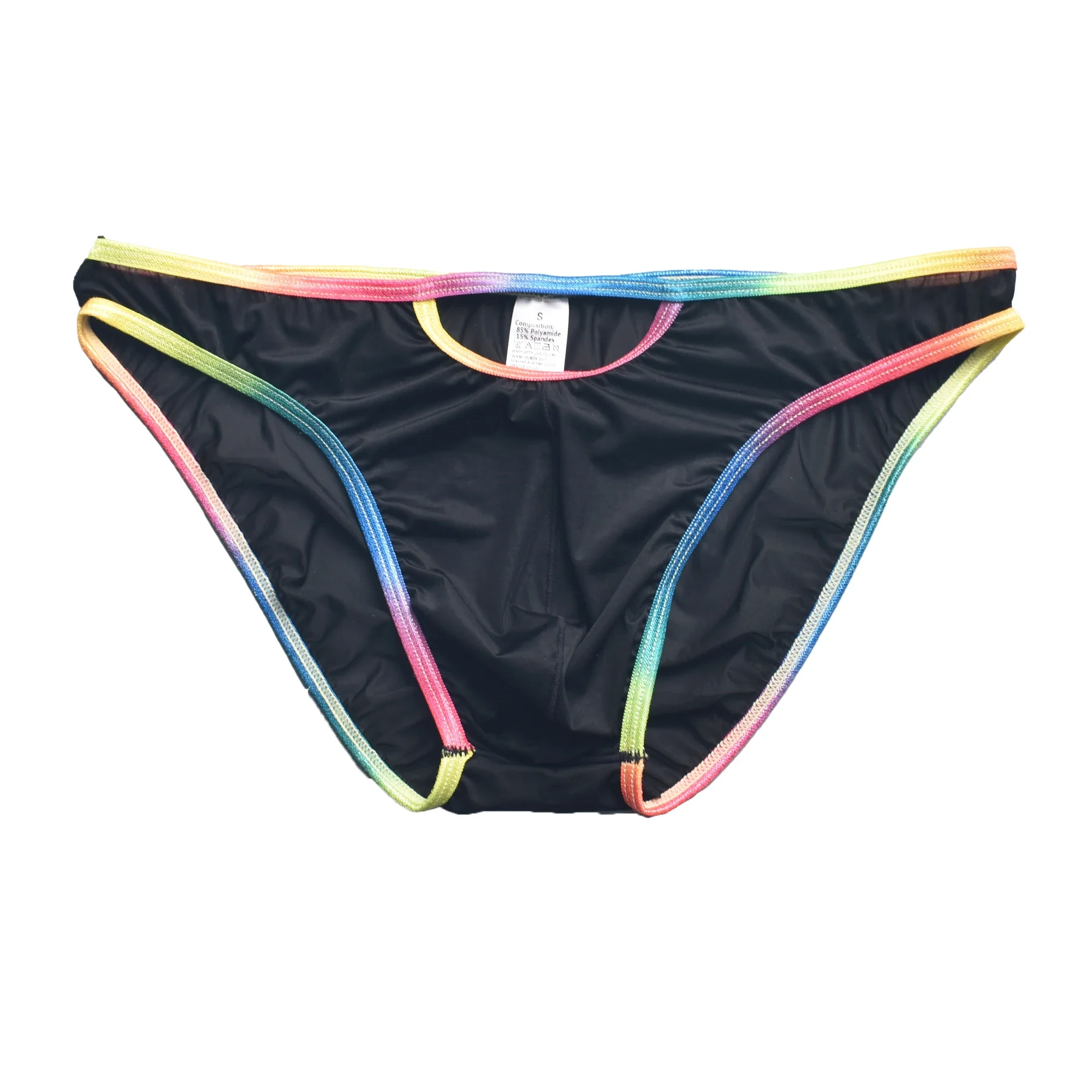 Sexy Men's Underwear See Through Ice Silk Breathable Panties Bikini Comfy Soft Ultra-thin Briefs Low Waist Underpants Lingerie