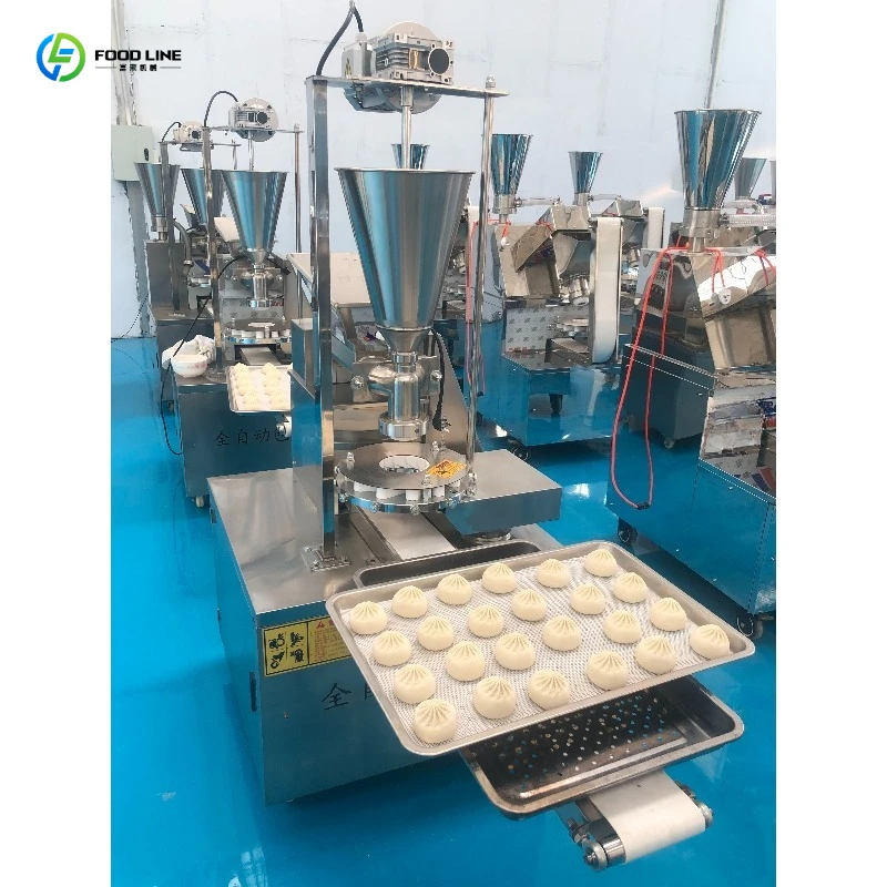 Steamed Bun Forming Machine Industrial High Capacity Dough Divider Rounder Molder Production Line for Bakery Factory Workshop