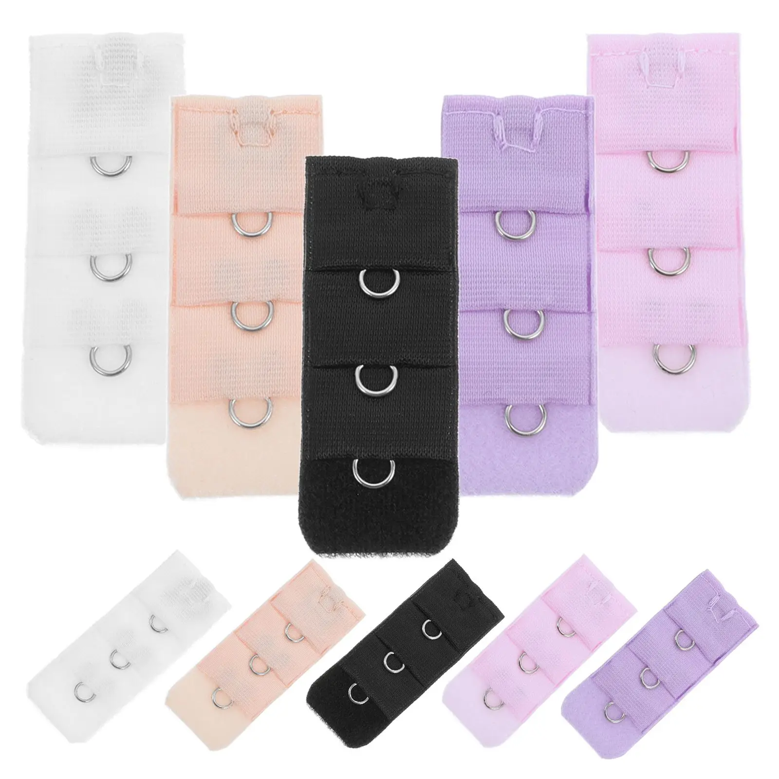 

10Pcs Bra Extender Hooks Women Bras Extension Buttons Adjustable Colorful Bra Accessories lingerie Brassiere Extenders Intimates
