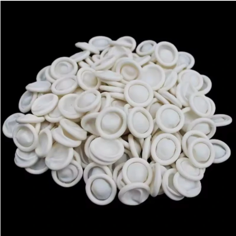 1/30/50/100 قطعة المتاح اللاتكس المطاط الطبيعي غطاء للأصابع عدم الانزلاق مكافحة ساكنة قفازات اللاتكس إصبع الكفة عدة ساعة طقم تصليح