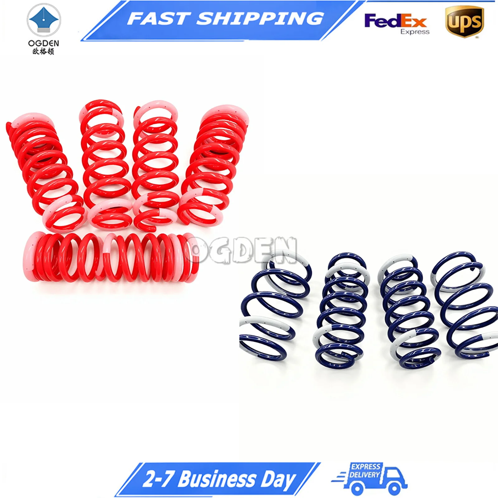 OGDEN Vehicle-Specific Modified Lowering Spring Kit for Audi A3 A4 A4L A5 A6 A6L B9 C7 C6 B8 B5 A7