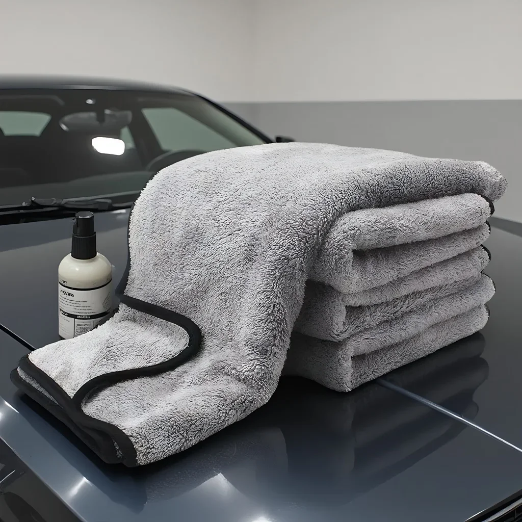 Microfiber Towel Car Wash Accessories 100X40cm Super Absorbency Car Cleaning Cloth Premium Microfiber Auto Towel One-Time Drying