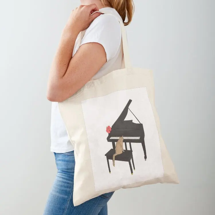 

Piano Plumpkin Tote Bag Portable shopping bag tote bags aesthetic free delivery bags Women bags
