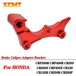 Motorcycle Motocross CNC Brake Disc Adapter Bracket 320MM For Honda CR125E CR125R CRE CRF 125 250 450 CR250R CRF250X 250R