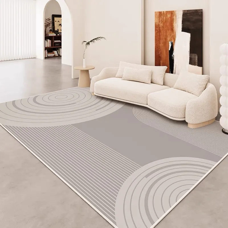VIKAMA Simple Light Luxury Crystal Velvet Carpet Home Decorate  Living Room Mats Bedroom Rugs Balcony Entey Floor Door  Blanket view 3