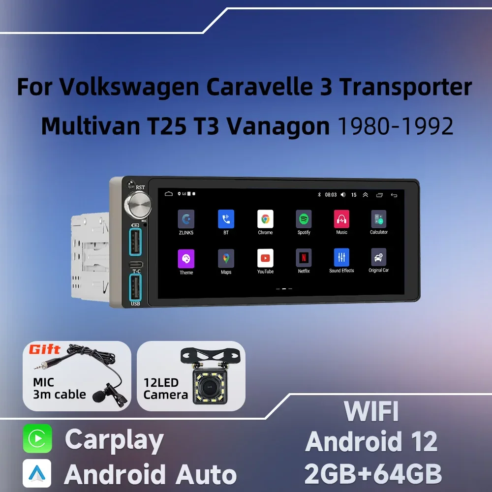 Carplay 6.86" 1Din … - image