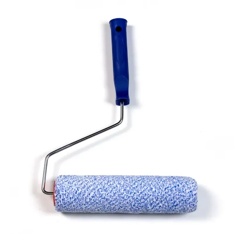 Professional Paint Roller with Ergonomic Blue Handle for Wall Mural Application Multiple Sizes Available for Home Decoration