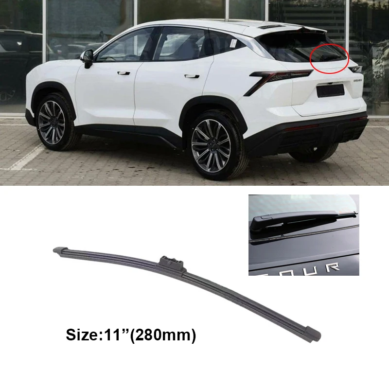 TONLINKER Wiper Blades For Jetour Dashing 2023 SUV Car Accessories Front Rear Windscreen Wiper Blade Brushes Cutter Goods