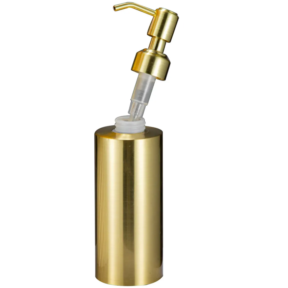 

Stainless Steel Refillable Soap Dispenser Pump Bottle for Liquid Hand Soap Shower Gel Shampoo Essential Oils Bathroom Kitchen