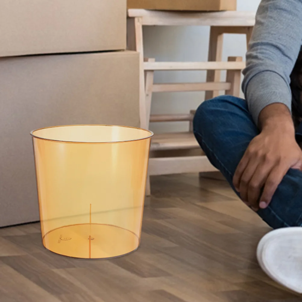 

2pcs Trash Can Thickened Pet Garbage Bin For Bathroom Kitchen Bedroom Office Home Household Wastebasket Large Capacity Compact