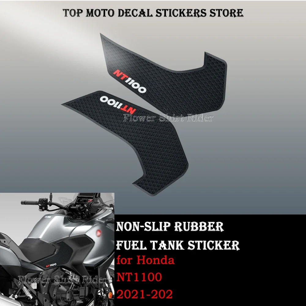 

NT1100 Tank Protection Pad For HONDA NT 1100 NT1100 2021- TankPad Anti-Slip Stickers Decal Gas Knee Grip Traction Pad Tankpad