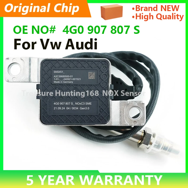 

4G0907807S SNS451 High Quality Nitrogen Oxide Sensor For VW Audi A6 4G2 4GC A7 4GA4GF 3.0 TDI Quattro Nox Sensor
