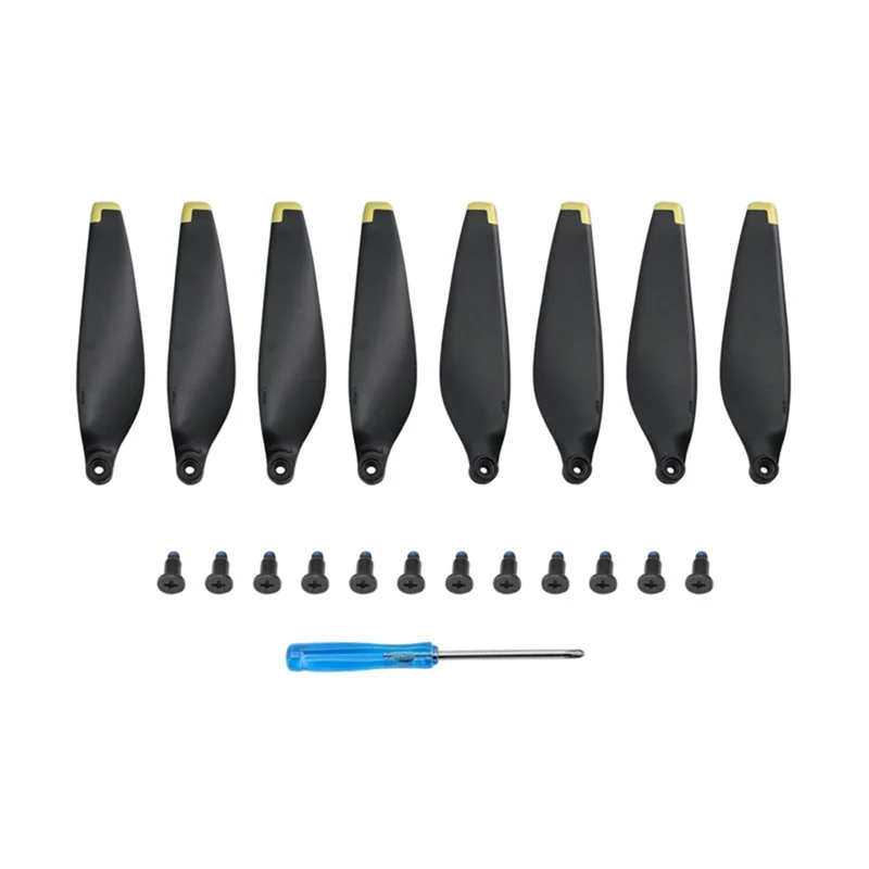 ABZZ-8Pcs Propeller Props Blade Replacement For DJI Mini 4 Pro Drone Light Weight Wing Fans Parts For Mini 4 Pro