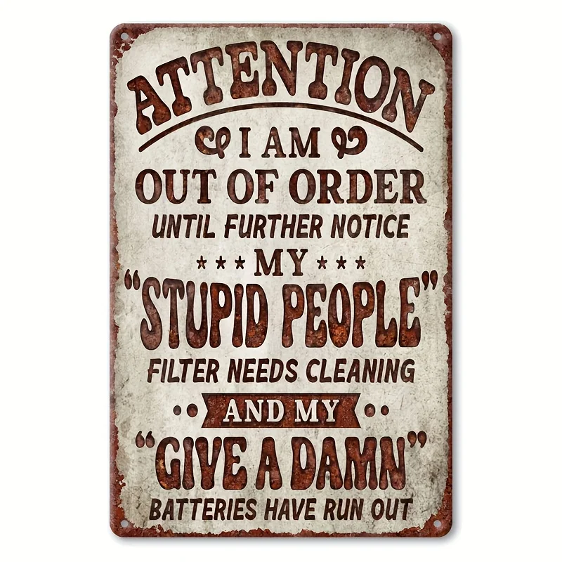Vintage Iron Sign 